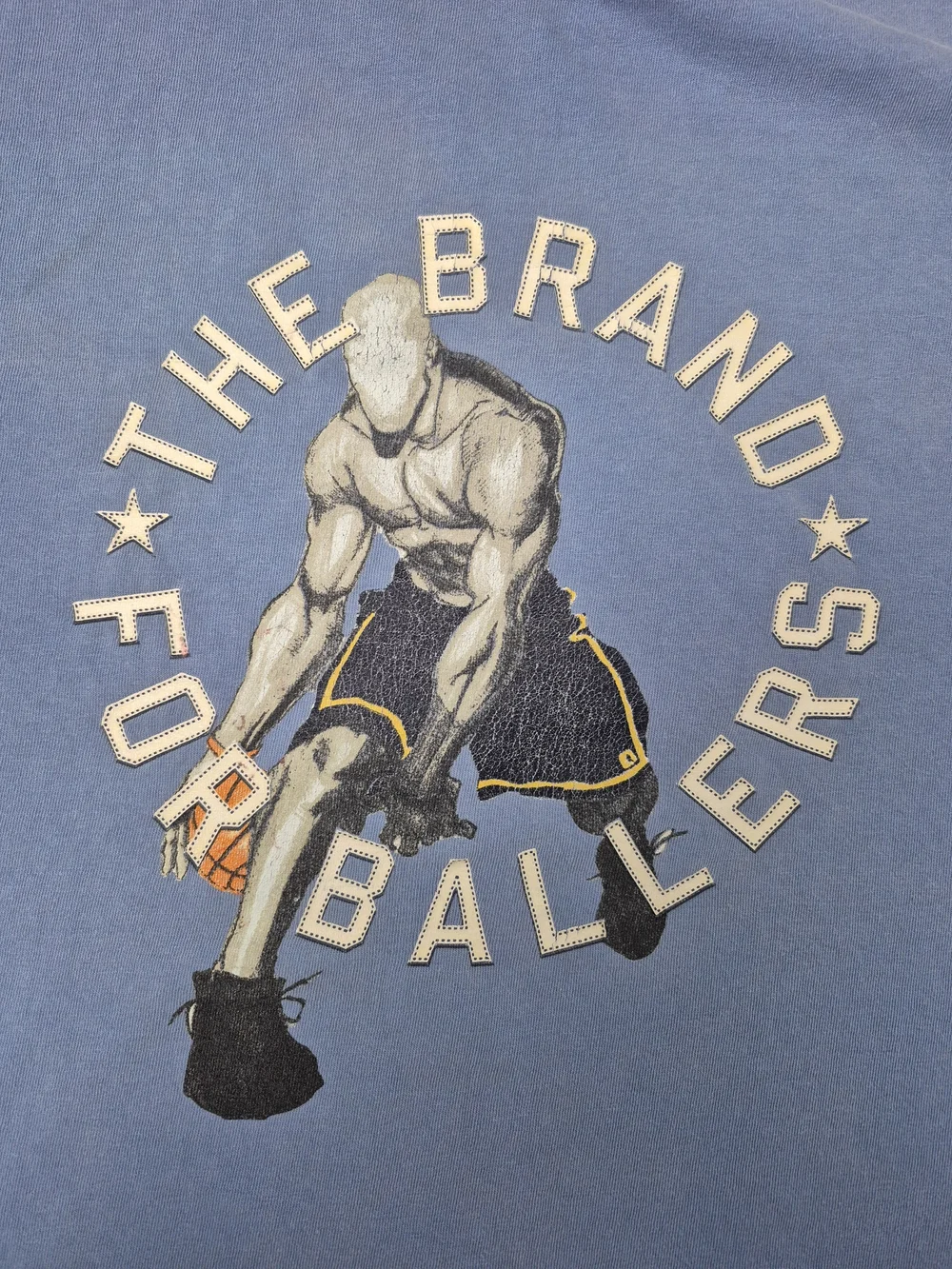 Vintage AND1 The Brand For Ballers T-Shirt Blue Y2K M/L